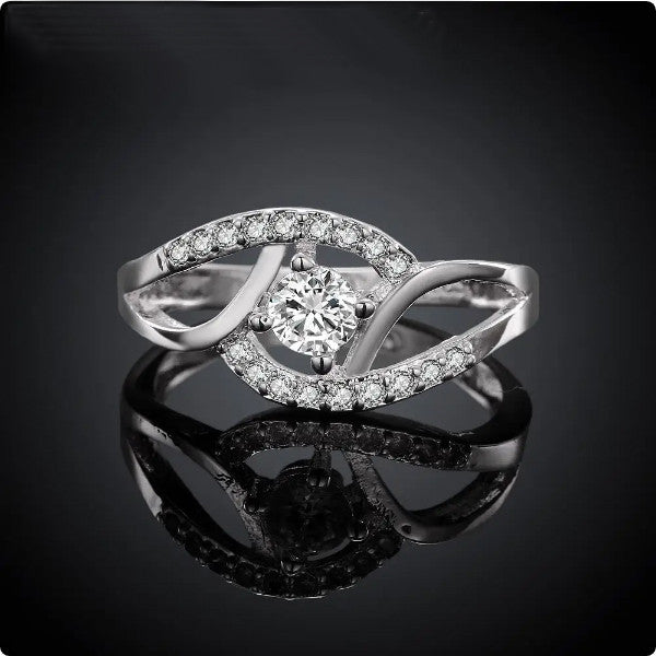 Kimberley kristályos gyűrű whitegold