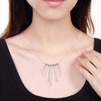 Ezüstös pálcák ékszer szett