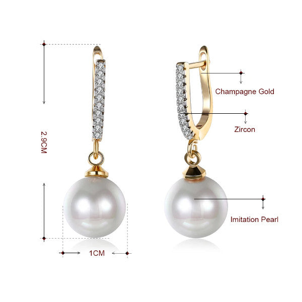 Almudena női fülbevaló gold