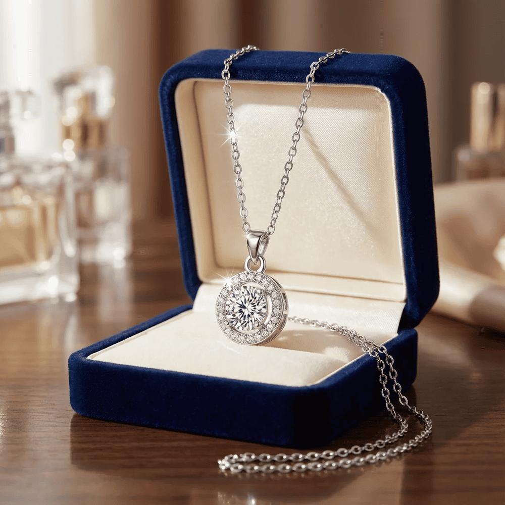 Élise medálos nyaklánc whitegold