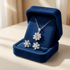 Claudina-Nell hópehely ékszer szett whitegold