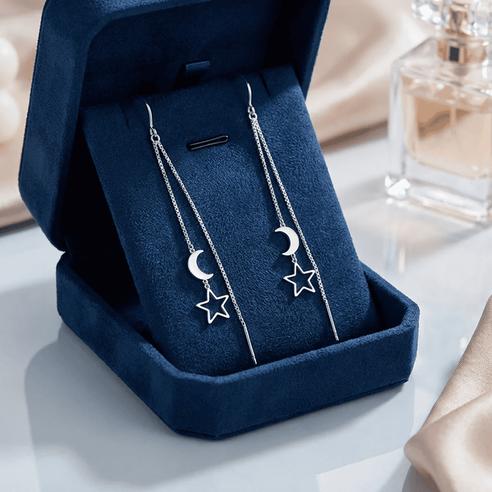 Asma női fülbevaló whitegold