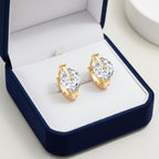 Egykrsitályos elegáns kis karika fülbevaló gold