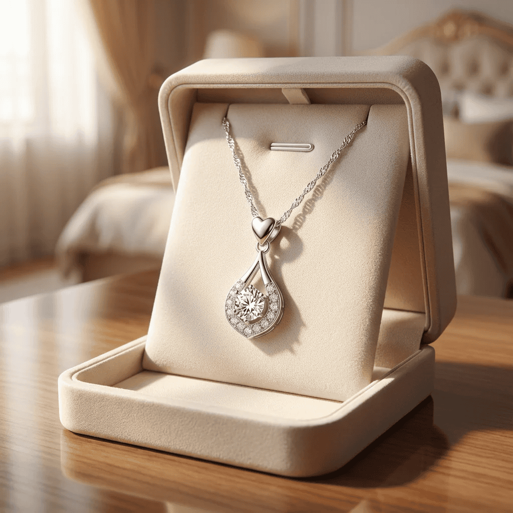 Chiara csepp kristályos nyaklánc