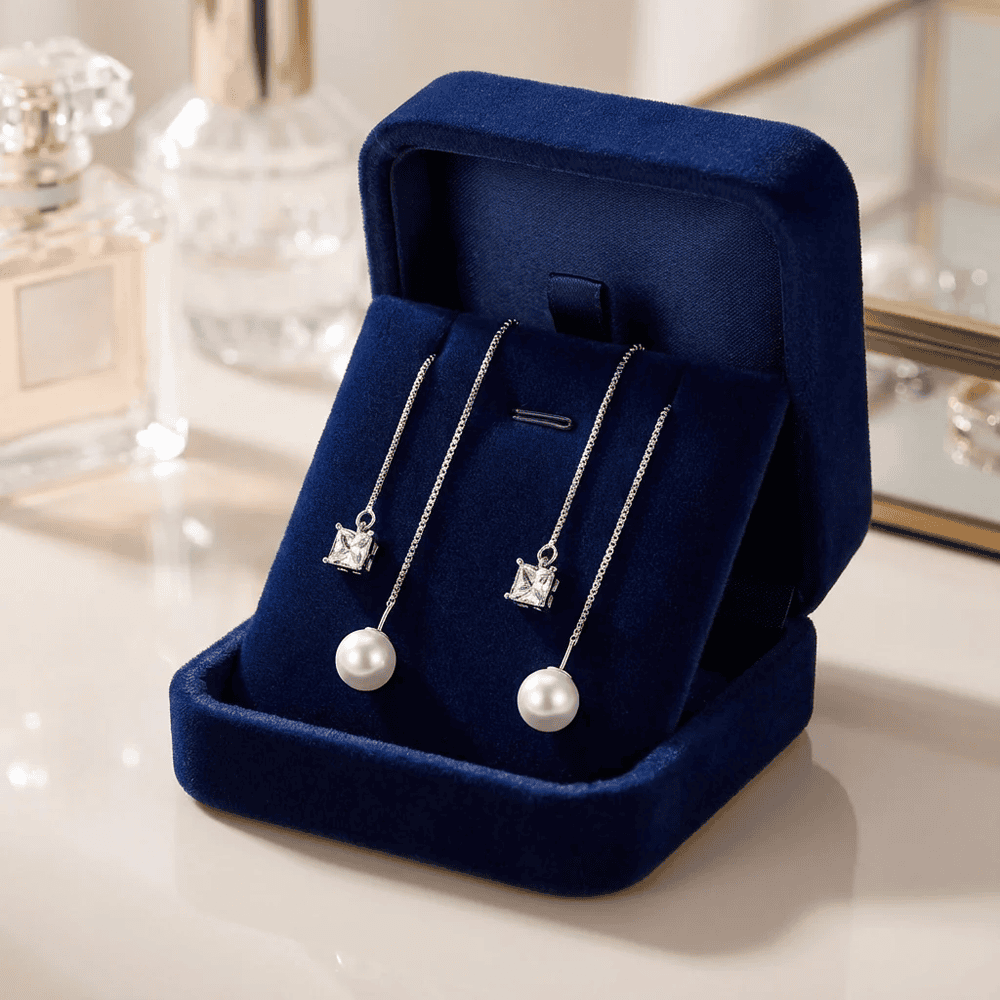 Louisa női fülbevaló whitegold