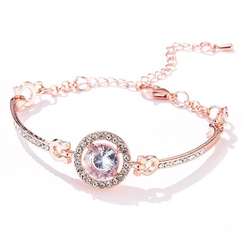 Cammeo Swarovski kristályos női óra karkötővel fehér