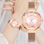 Speranza hálós fémszíjas női óra rosegold