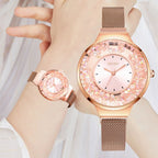 Speranza hálós fémszíjas női óra rosegold