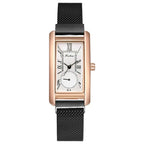Rozalia ékszeróra rosegold-black