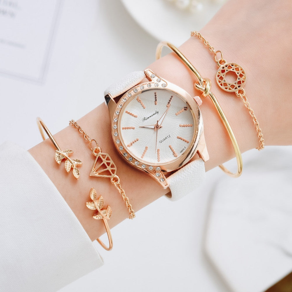 Smoon óra-karkötő szett fehér LV0054