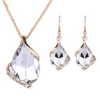 Rosalie kristály szett gold-white