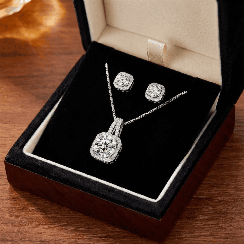 Celya női ékszer szett whitegold