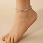 Smoon kristály cikcakk bokalánc gold