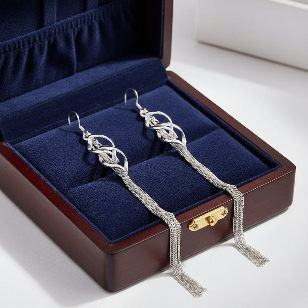 Lili női fülbevaló whitegold