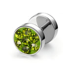 Donelle nemesacél fülbevaló zöld