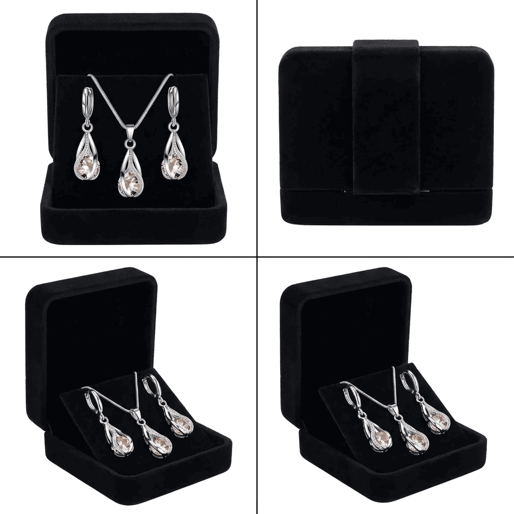 Smoon Soraya ékszer szett whitegold-pezsgő