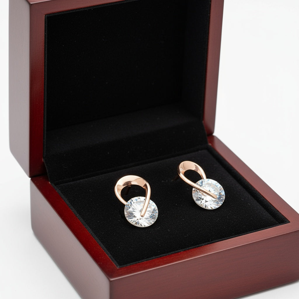 Eleanora fülbevaló rosegold