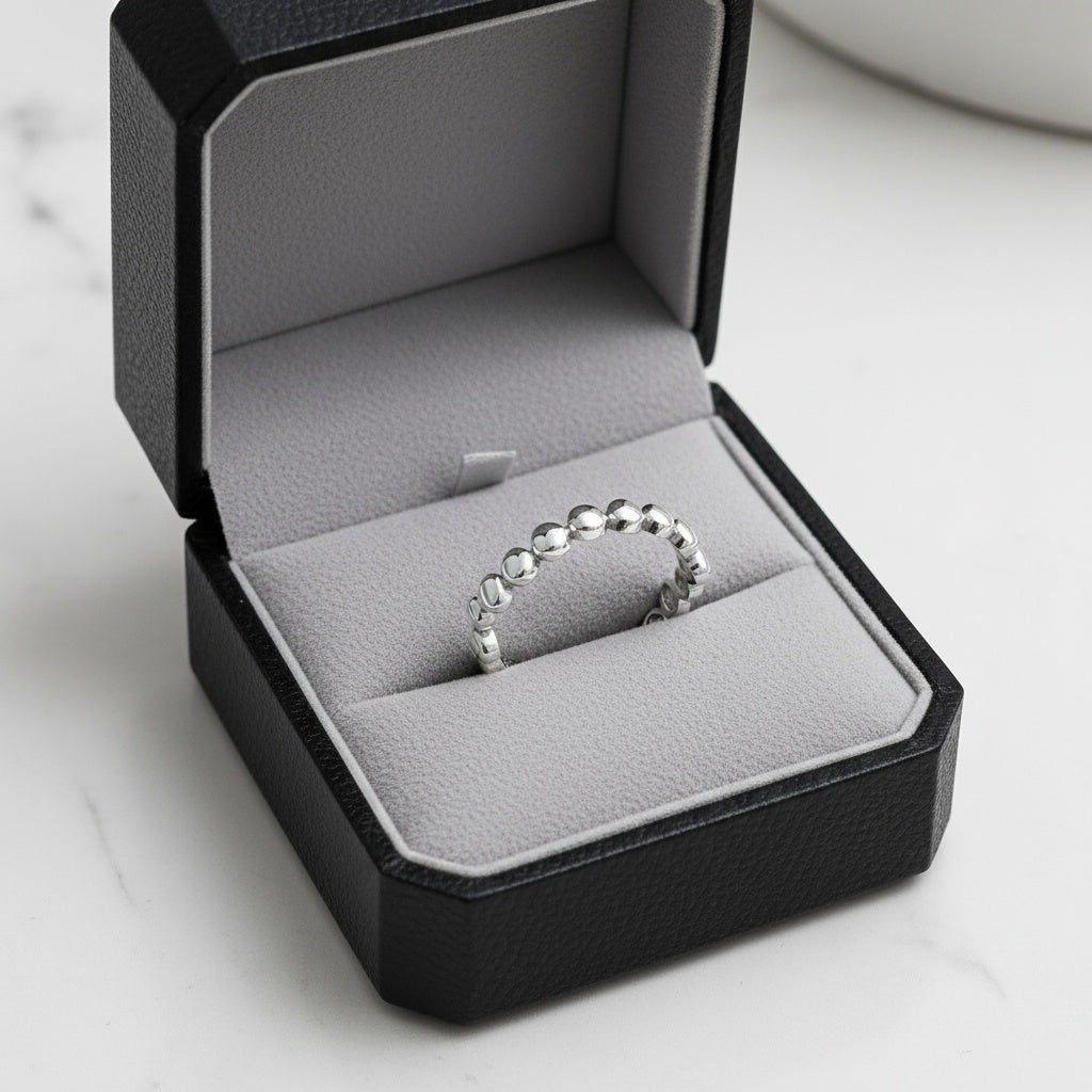 Kennedy gyűrű whitegold (állítható méret)