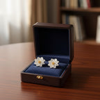 Mia ezüstös női fülbevaló