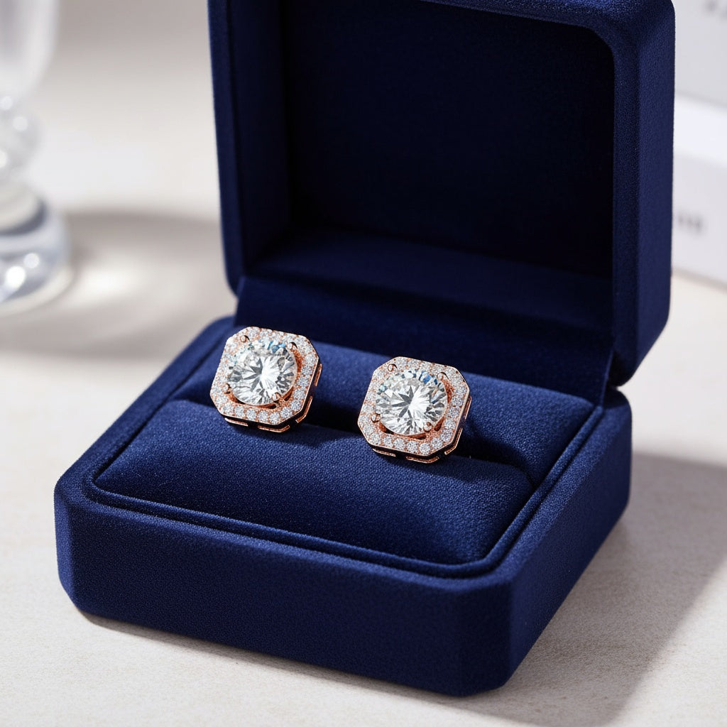 Fabiana fülbevaló rosegold