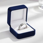 Kristálysor nemesacél gyűrű