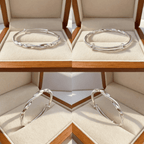 Twist ezüstös karkötő