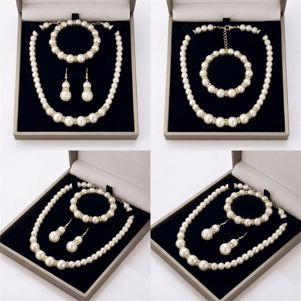 Smoon Miralyn gyöngy ékszer szett gold