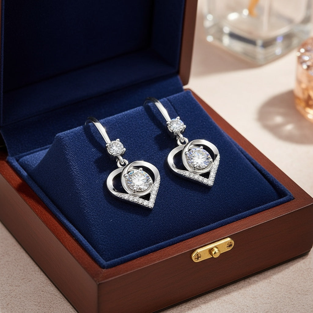 Ella női fülbevaló whitegold