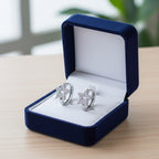 Justine fülbevaló whitegold