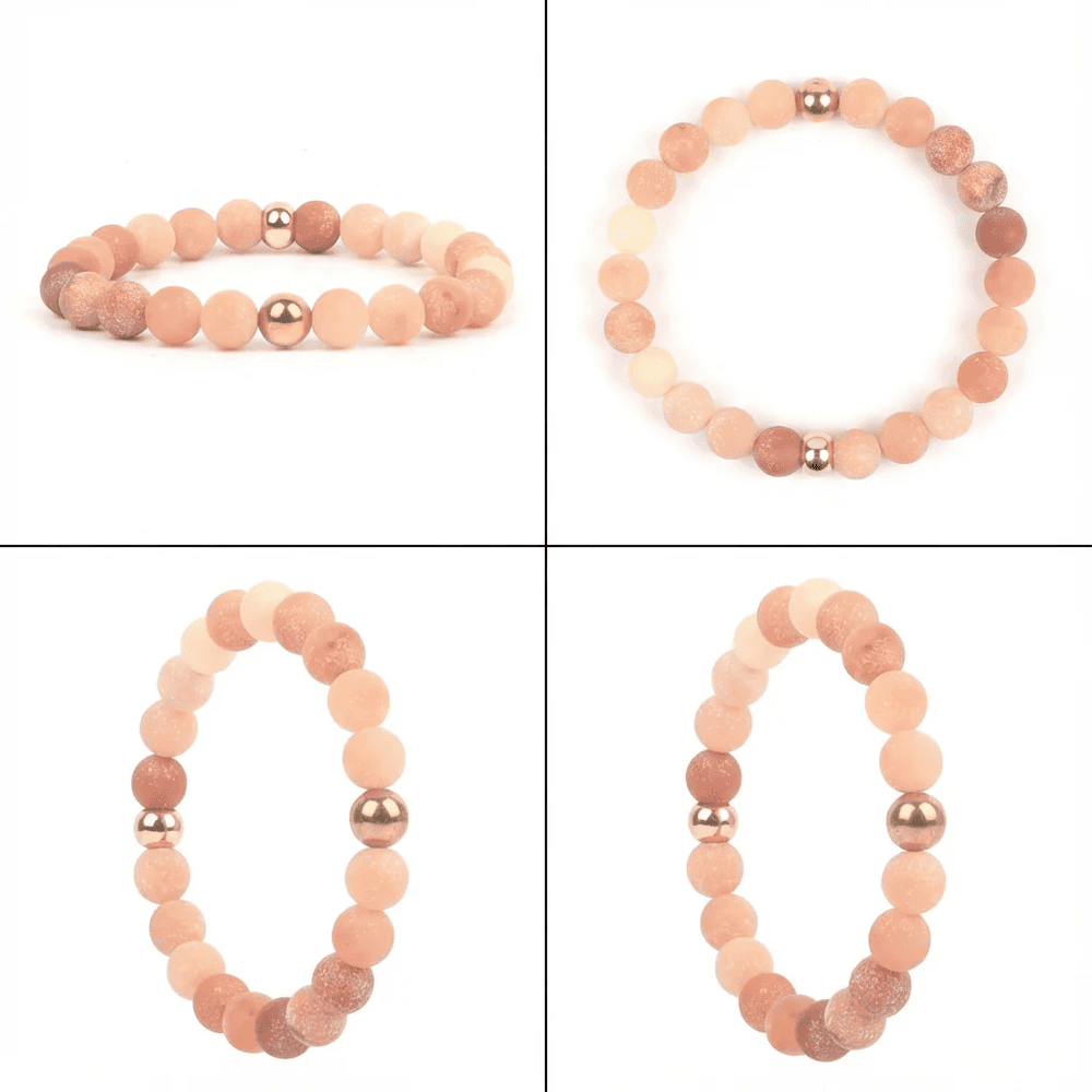 Ascensión ásvány karkötő agate-gold