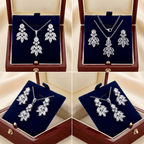 Alexa kristály ékszer szett whitegold