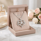 Brillant heart nyaklánc +fülbevaló szett whitegold