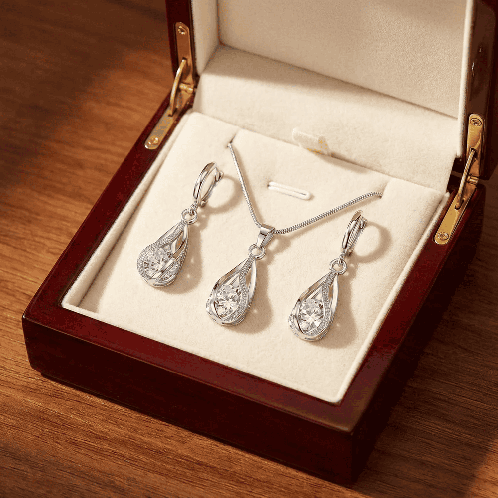 Smoon Soraya ékszer szett whitegold