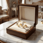 Donatella nemesacél fülbevaló Swarovski kristállyal gold