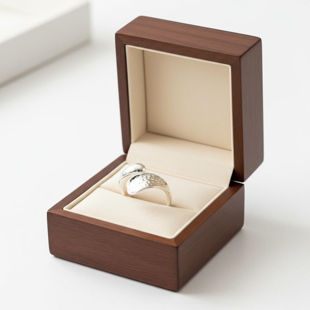 Aaliyah gyűrű whitegold (állítható méret)