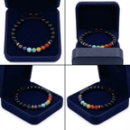 Csakra ásványi karkötő