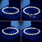 Valentina ezüstös női karkötő