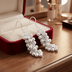 Charline ezüstös női fülbevaló