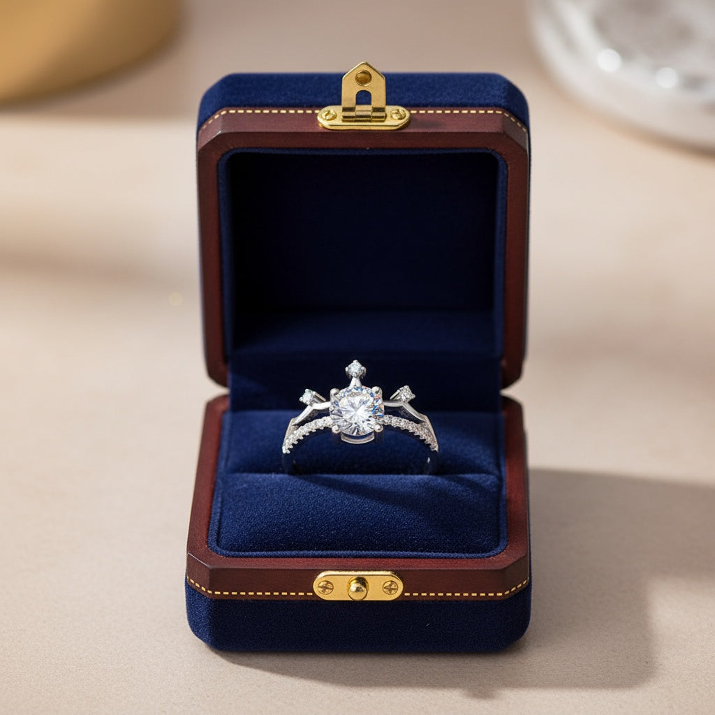 Korona gyűrű whitegod (állítható méret)