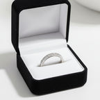 Valentine nemesacél gyűrű whitegold