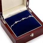 Madeleine női karkötő whitegold