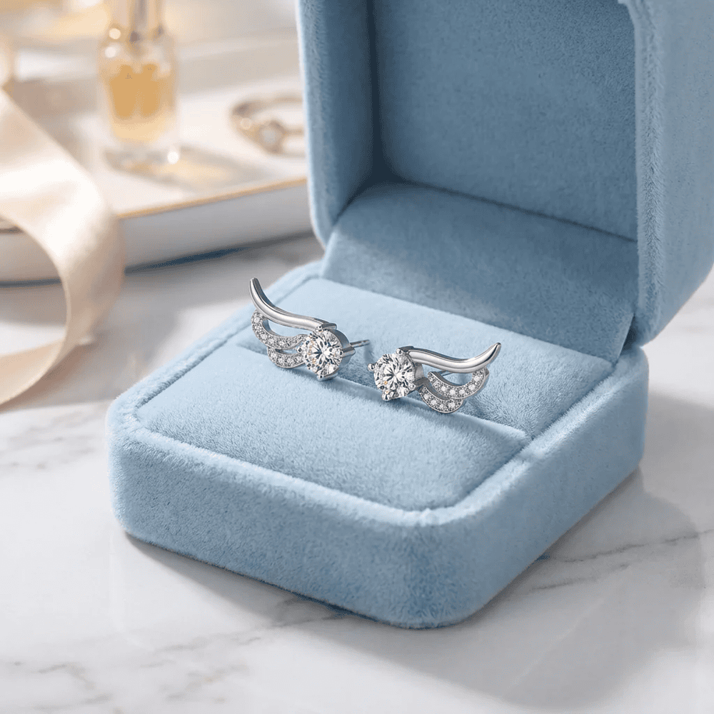 Flavie női fülbevaló whitegold