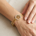Bangle bracelet — On Model - Jewelry Hands Detail | Generated by Modelize