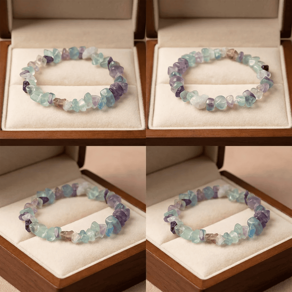 Rugalmas ásvány köves karkötő fantom