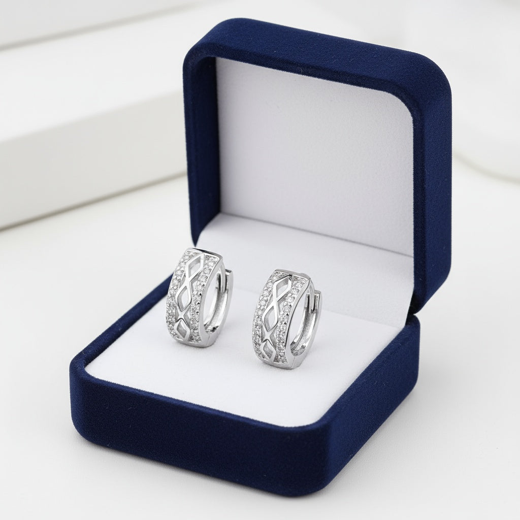 Sofie fülbevaló whitegold