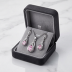 Smoon Soraya ékszer szett whitegold-pink
