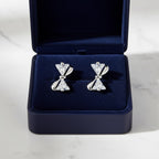 Kristály masni fülbevaló whitegold