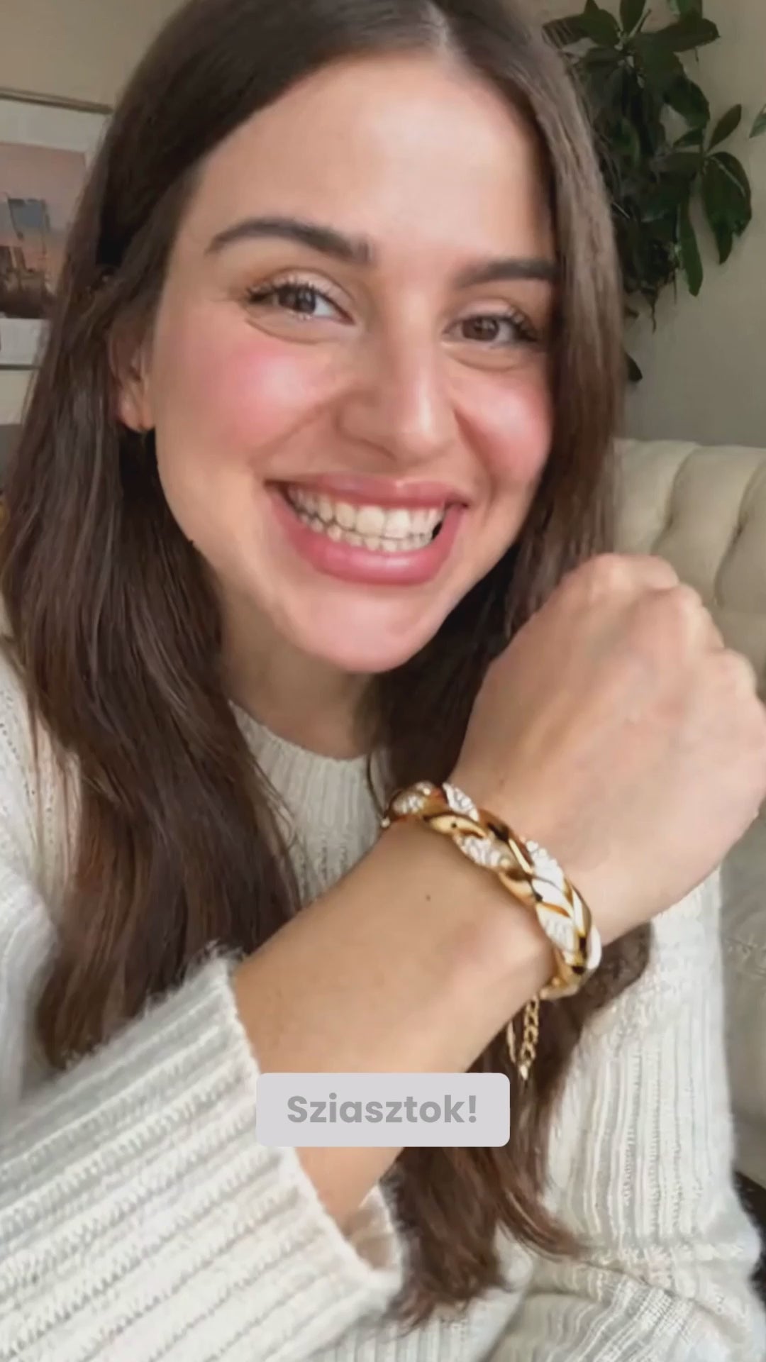 Amy női karkötő gold