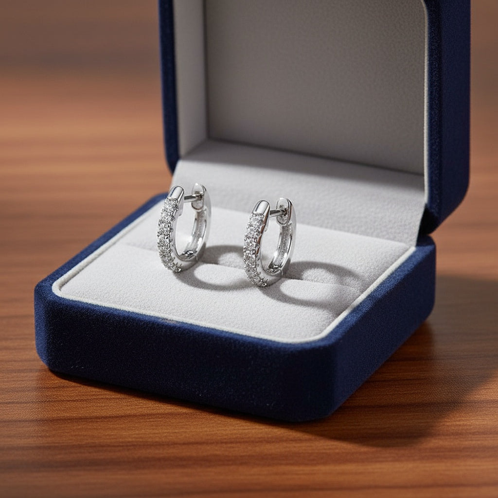 Aurora fülbevaló whitegold