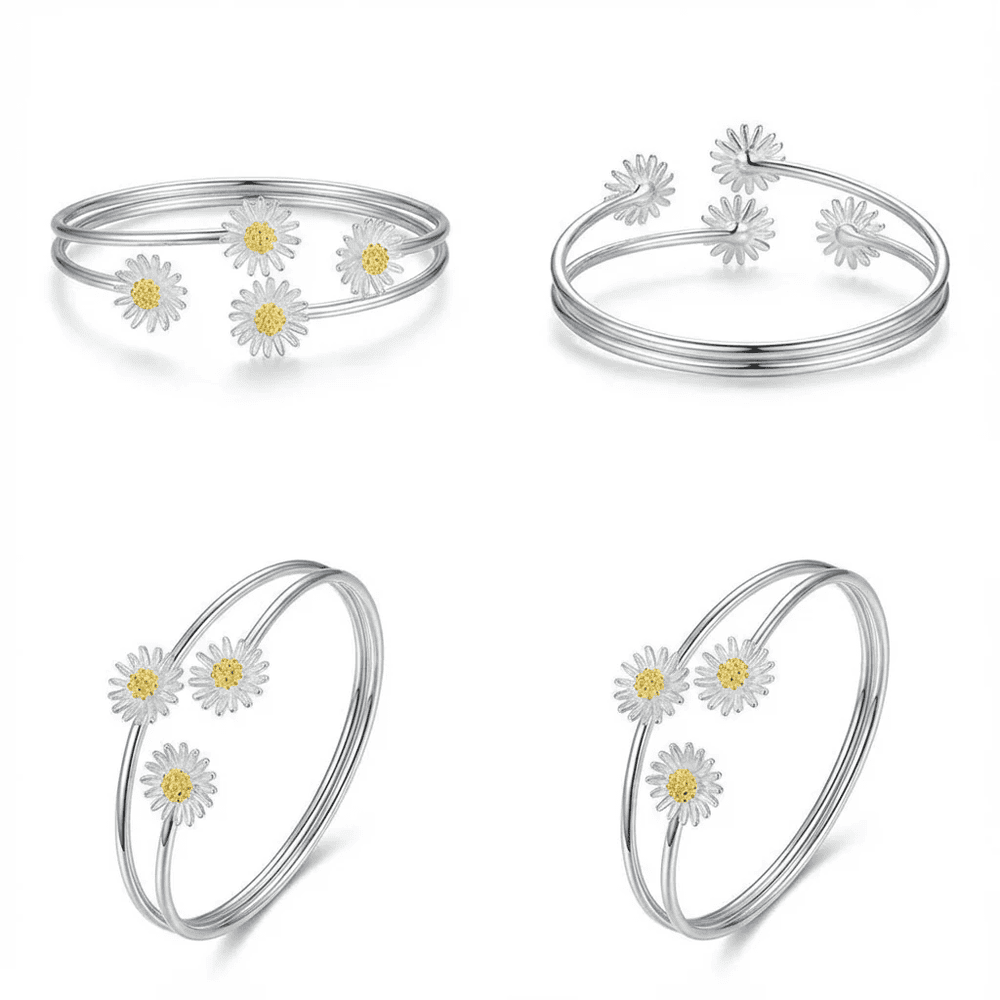 Elona ezüstös női karkötő